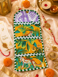 Wild Bloom Quilted Jewellery Pouch