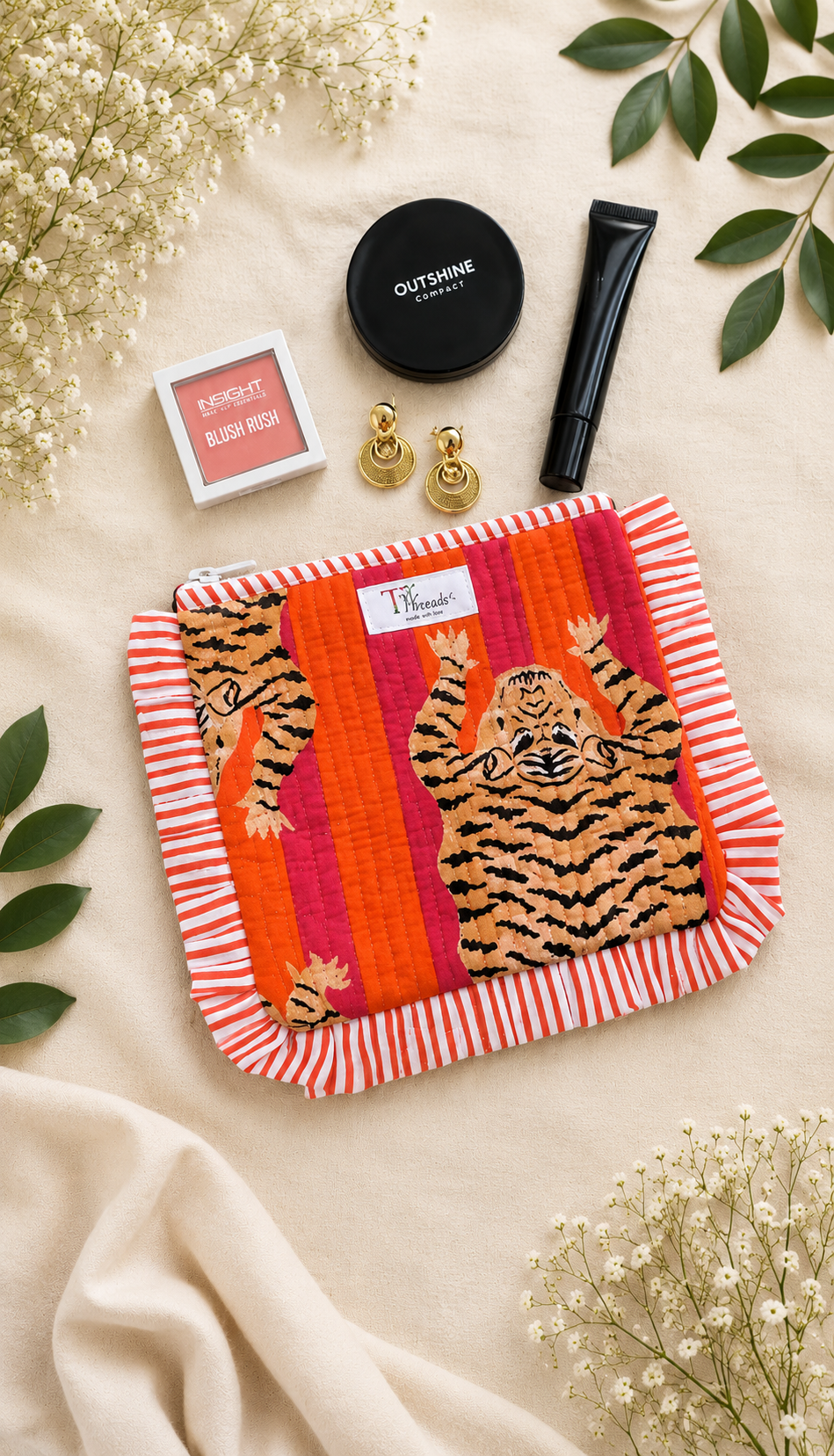 Tiger Muse Flat Pouch