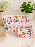 Pink Meadows Set of 3 Mahjong Bag