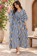Azure Bloom Kaftan