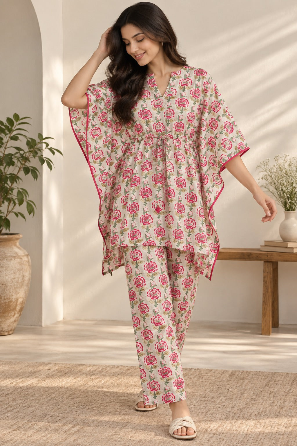 Blush Botanica Kaftan Pant