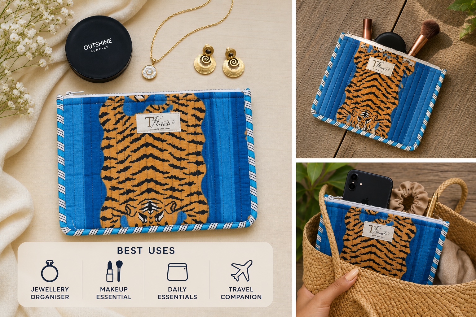 Wild Luxe Flat Pouch